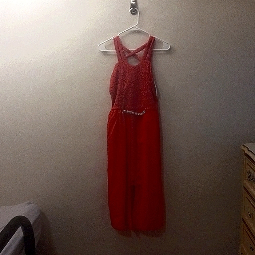 Pink & Violet size 16 girls pink dress